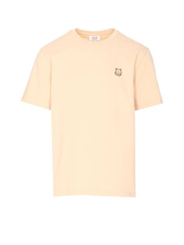 Bold Fox Head Patch Comfort Short Sleeve T-Shirt Beige - MAISON KITSUNE - BALAAN 1