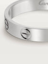 Love Wedding Band Ring White Gold - CARTIER - BALAAN 7