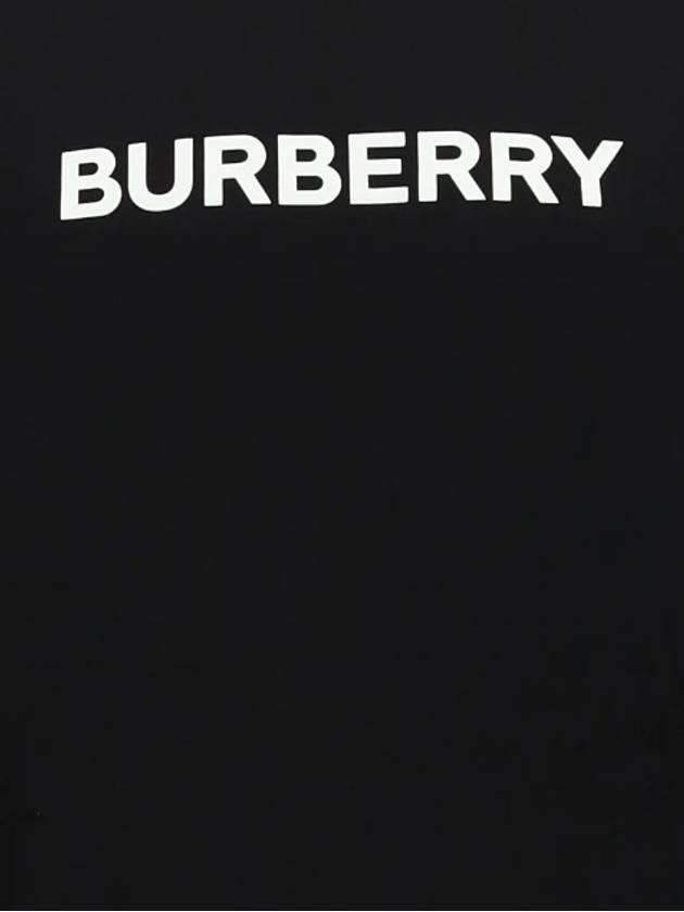 Front Logo Print Sweatshirt Black - BURBERRY - BALAAN 4