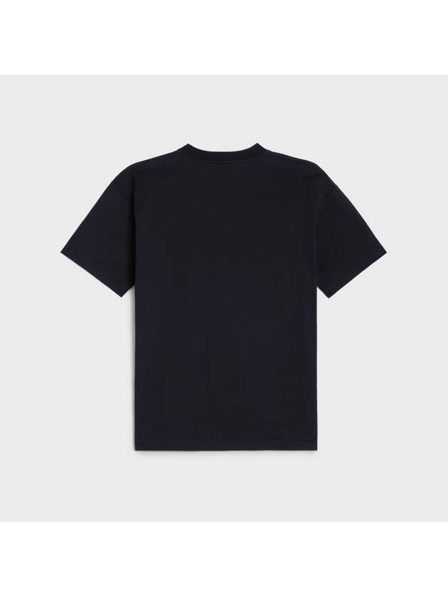 Triomphe Loose Logo Short Sleeve T-Shirt Black - CELINE - BALAAN 3