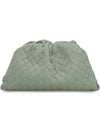 Intrecciato Small Leather Pouch Bag Mint - BOTTEGA VENETA - BALAAN 5