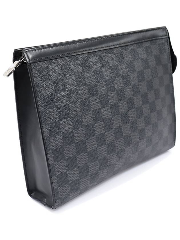 N41696 Damier Graphite Canvas Pochette Voyage MM Clutch - LOUIS VUITTON - BALAAN 2