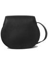 Marcie Saddle Small Grained Leather Cross Bag Black - CHLOE - BALAAN 4