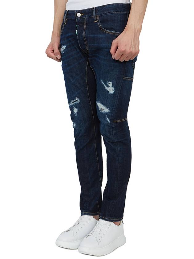 Tidy Biker Jeans Blue - DSQUARED2 - BALAAN 3