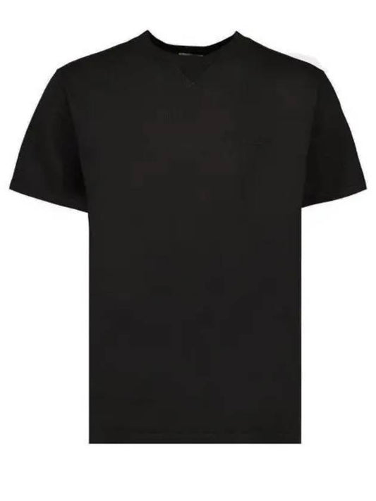 Embroidered Logo Short Sleeve T-shirt Black - DIOR - BALAAN 2