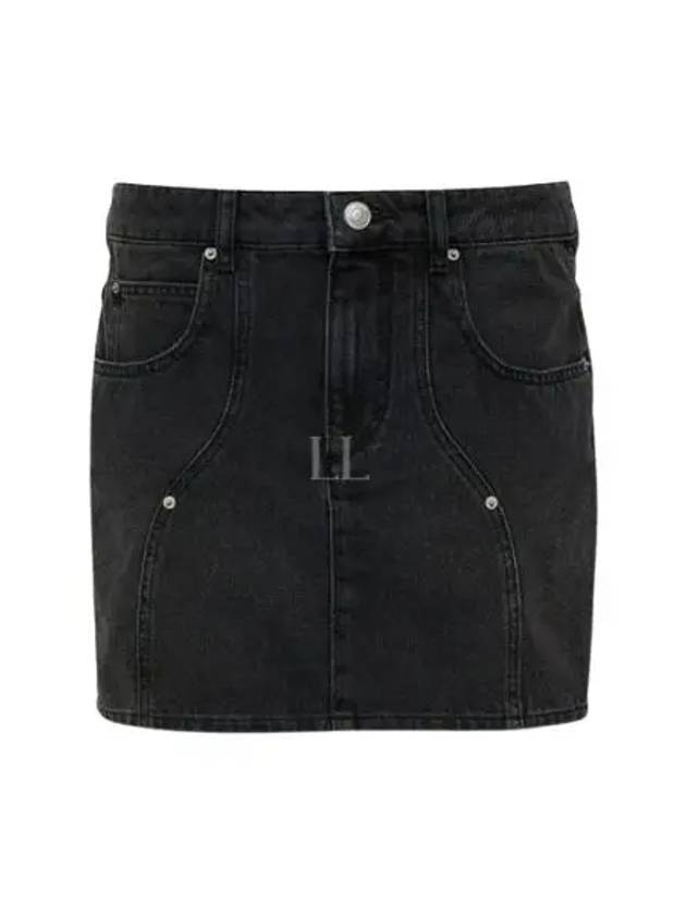 24 VESNA JU0095FB B1H02E 02FK denim skirt - ISABEL MARANT - BALAAN 1