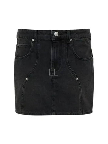 24 VESNA JU0095FB B1H02E 02FK denim skirt - ISABEL MARANT - BALAAN 1