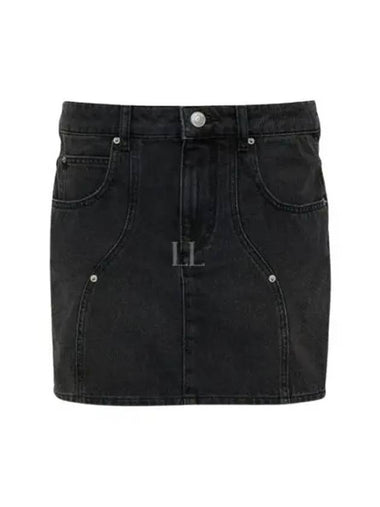 24 VESNA JU0095FB B1H02E 02FK denim skirt - ISABEL MARANT - BALAAN 1