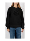 Long Sleeve T Shirt 8G00028 809KX 999 Black - MONCLER - BALAAN 5