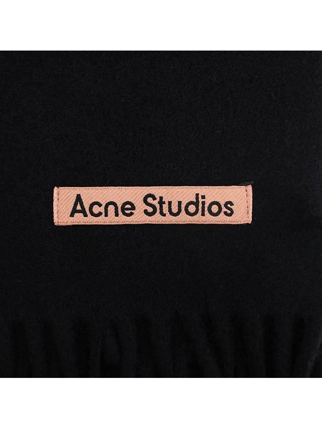 Skinny Muffler Shawl Scarf Black CA0218 900 - ACNE STUDIOS - BALAAN 2