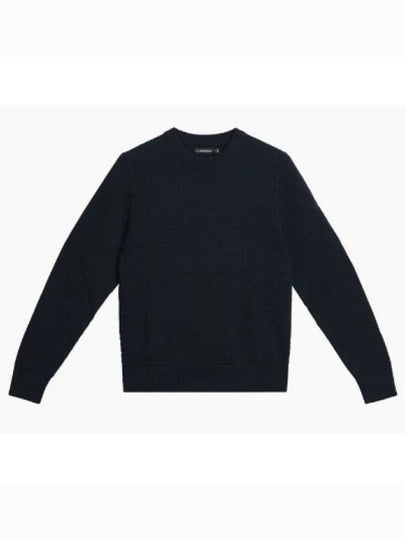 Men's Oliver Structure Knit Top Navy - J.LINDEBERG - BALAAN 2