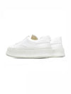 Recycled Canvas Platform Low Top Sneakers White - JIL SANDER - BALAAN 4