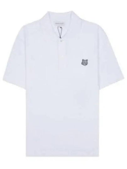 Piquet Polo Shirt White - MAISON KITSUNE - BALAAN 2