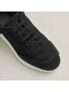 Bouncing Mesh Suede Goatskin Low Top Sneakers Noir - HERMES - BALAAN 6