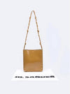 Tangle Rivet Leather Shoulder Bag Brown - JIL SANDER - BALAAN 5