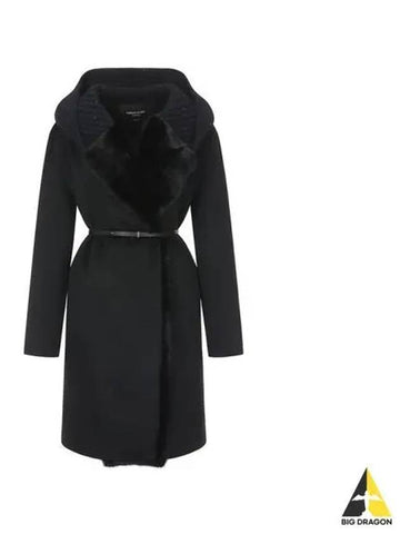 Fabiana Filippi Women s Fur Coat Black PLD222B881 - FABIANA FILIPPI - BALAAN 1