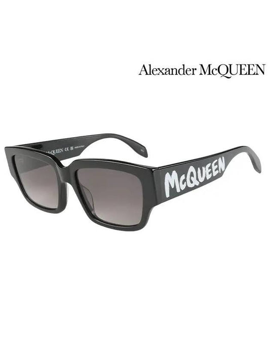 Eyewear Women's Sunglasses Black Gray - ALEXANDER MCQUEEN - BALAAN.
