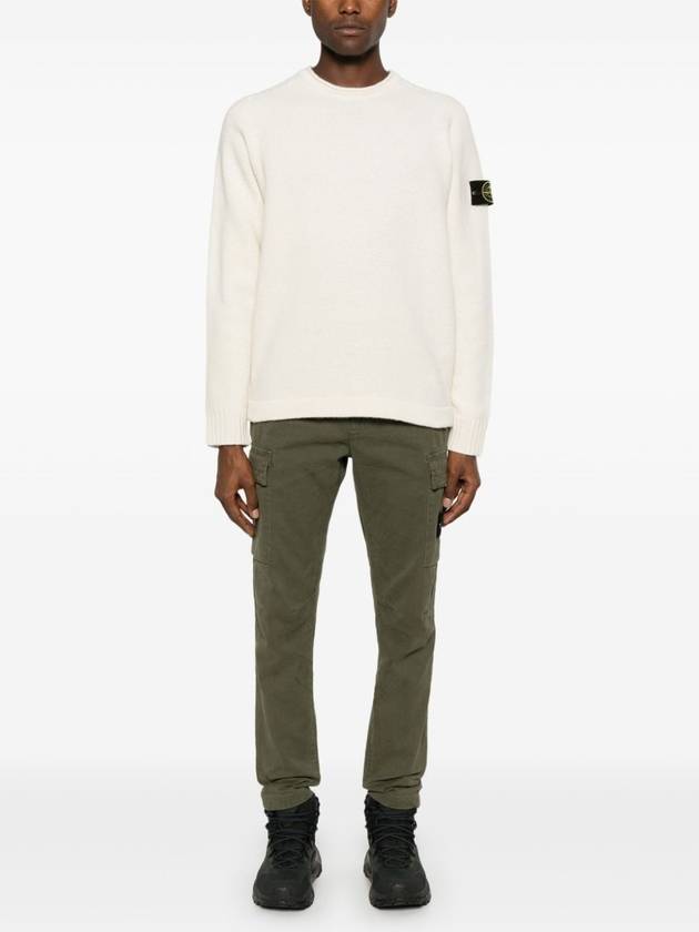 Compass Badge Cargo Straight Pants Musk Green - STONE ISLAND - BALAAN 3