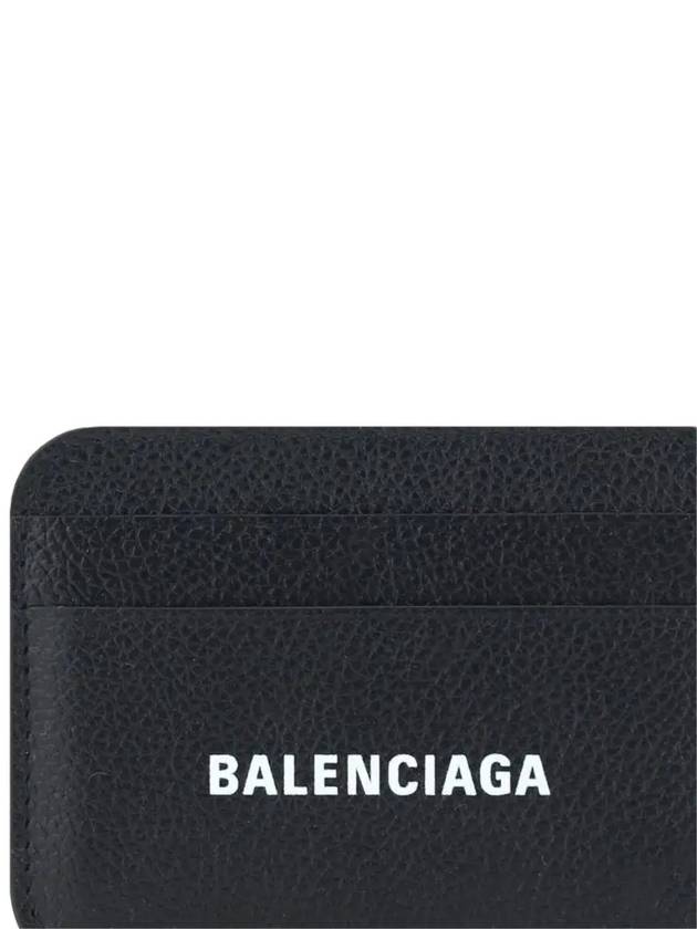 Cash Logo Card Wallet Black - BALENCIAGA - BALAAN 4