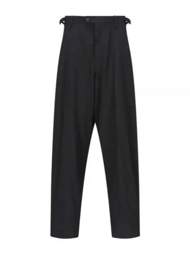 Waist Buckle Strap Straight Pants Black - BALENCIAGA - BALAAN 2