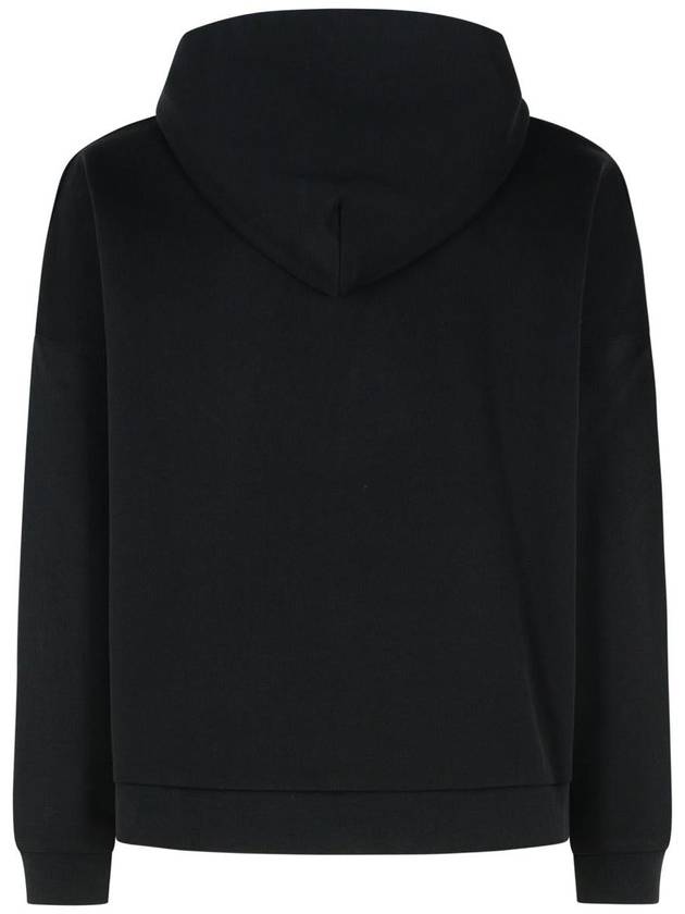 Palm Angels 'Crystal' Black Cotton Sweatshirt - PALM ANGELS - BALAAN 3