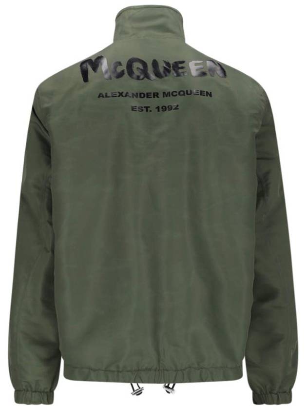 24 ss Cotone Nylon Jacket WITH MCQUEEN Graffiti Logo 766091QTAAR0519 B0651009628 - ALEXANDER MCQUEEN - BALAAN 5