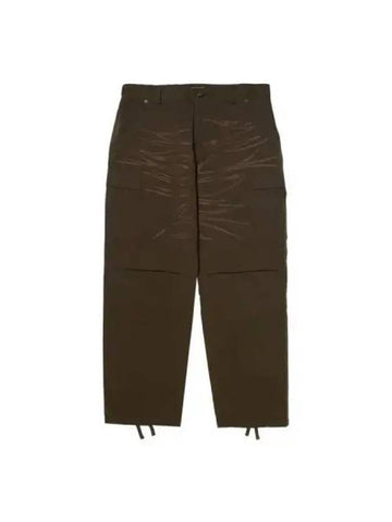 Cosmo Cotton Stitch Pants Brown - OGARP - BALAAN 1