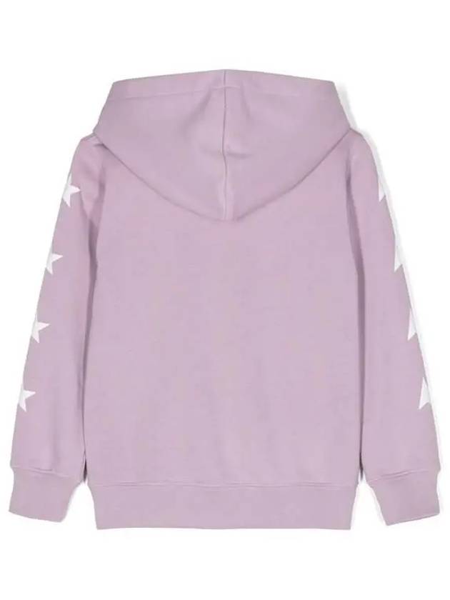 Kids Eight Star Printing Hooded Zip Up Pink - GOLDEN GOOSE - BALAAN 2