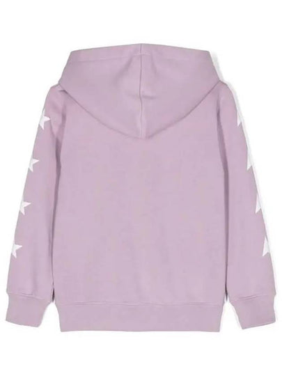 Kids Eight Star Printing Hooded Zip Up Pink - GOLDEN GOOSE - BALAAN 2