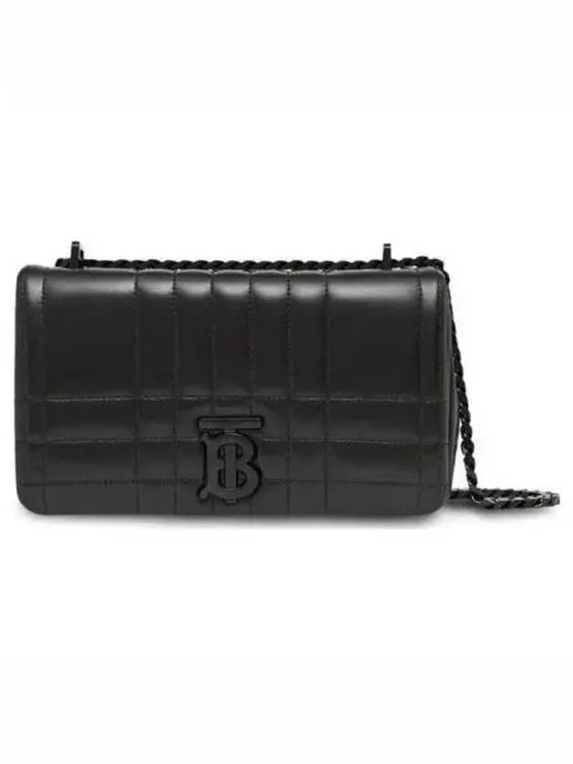 Women's Lola Quilted Small Leather Shoulder Bag Black - BURBERRY - BALAAN 2