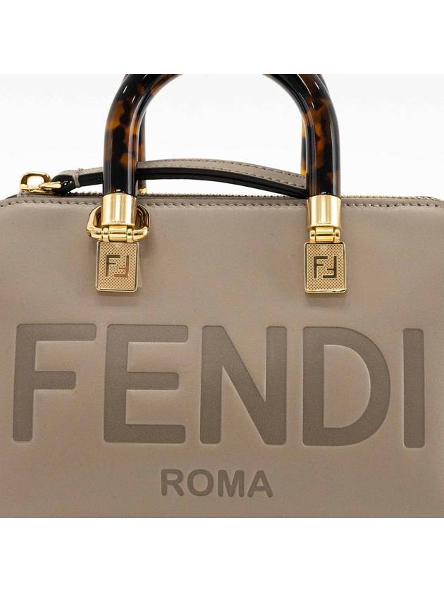 By The Way Small Leather Tote Bag Dark Beige - FENDI - BALAAN 5