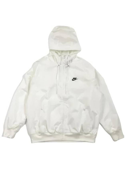 NSW Windrunner Hooded Jacket White Asia DA0002 135 - NIKE - BALAAN 1