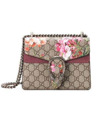 Dionysus Bloom Print GG Supreme Mini Bag - GUCCI - BALAAN.