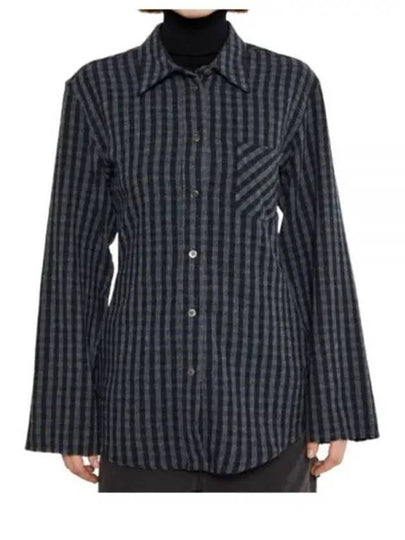 Principal Check Rural Wool Shirt Grey - OUR LEGACY - BALAAN 2