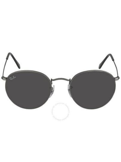 Eyewear Round Metal Antique Sunglasses Black - RAY-BAN - BALAAN 2