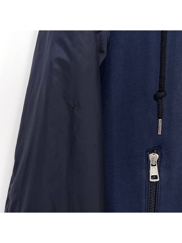 Zip up windbreaker hooded jacket navy L size - MONCLER - BALAAN 6