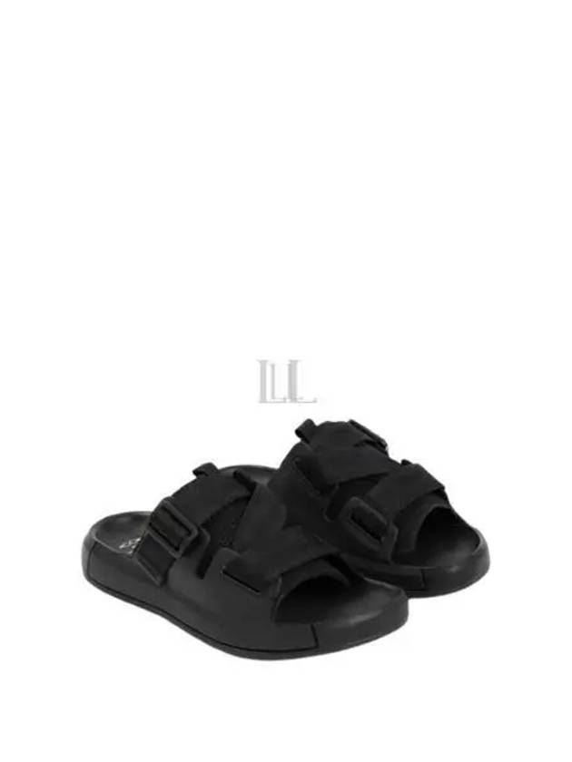 Shadow Strap Slippers Black - STONE ISLAND - BALAAN 2