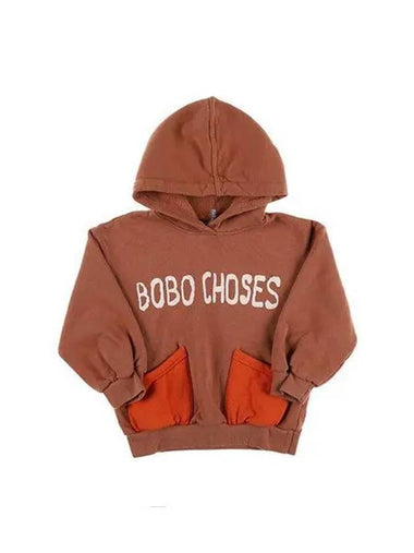 B224AC060 211 Logo Color Block Junior Hoodie 1137151 - BOBO CHOSES - BALAAN 1