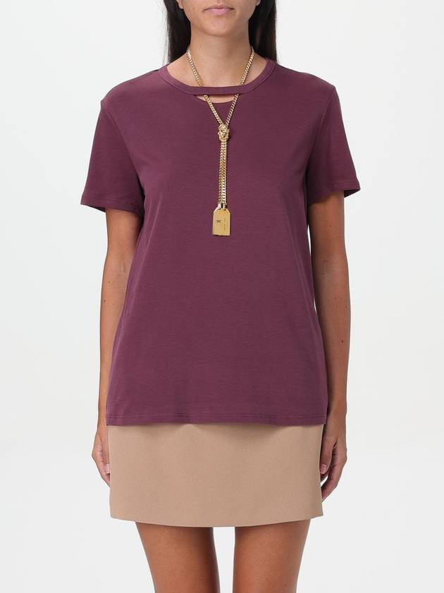 T-shirt Elisabetta Franchi in cotone - ELISABETTA FRANCHI - BALAAN 1