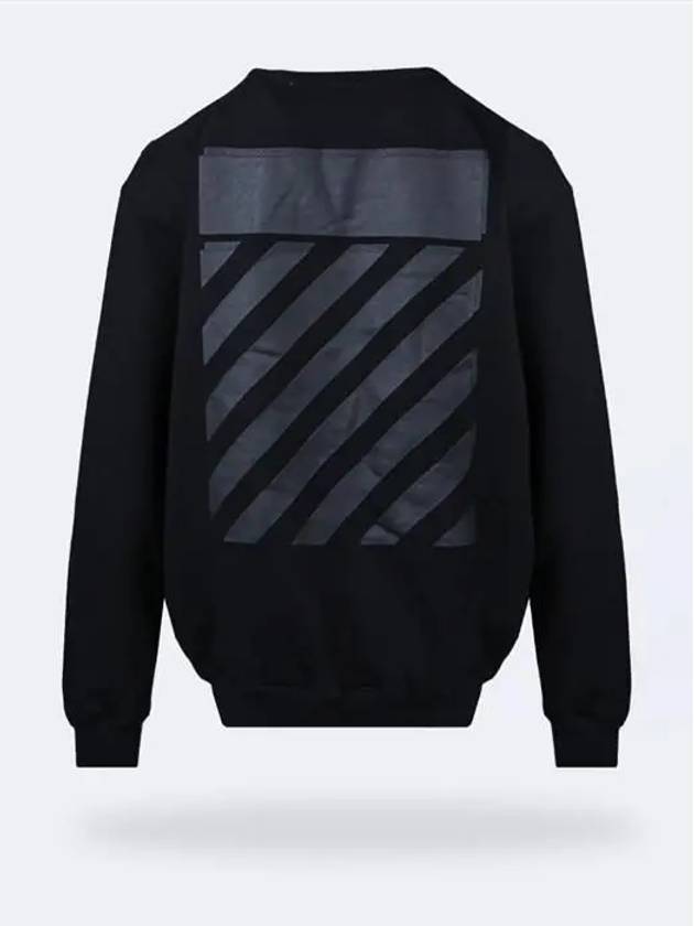 Bag Diagonal Sweatshirt Black - OFF WHITE - BALAAN 4