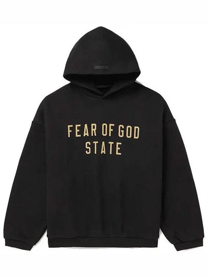 Fleece Hoodie Black - FEAR OF GOD ESSENTIALS - BALAAN 2