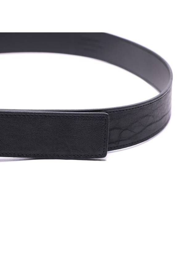 Men's YSL logo belt 274611_AEK0N_1000 - SAINT LAURENT - BALAAN 5