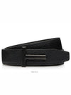 Black Reversible Leather Belt Black - TOM FORD - BALAAN 2