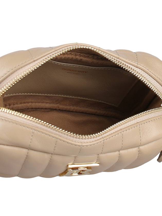 WoMen's Lola Quilted Mini Camera Cross Bag Haute Beige - BURBERRY - BALAAN 11