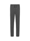 Micro Houndstooth Wool Track Pants Grey - DIOR - BALAAN 2