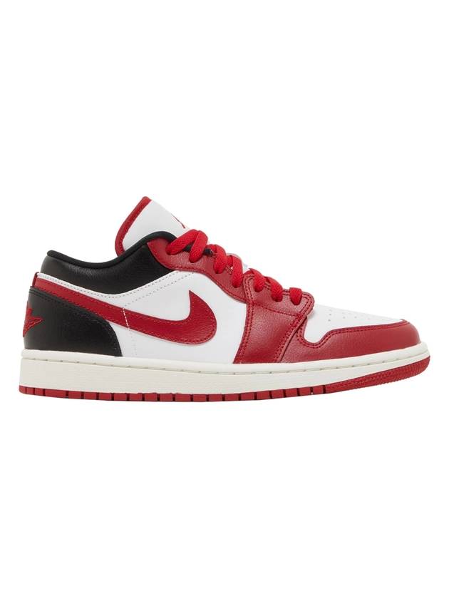 Air Jordan 1 Low Top Sneakers White Gym Red - NIKE - BALAAN 1