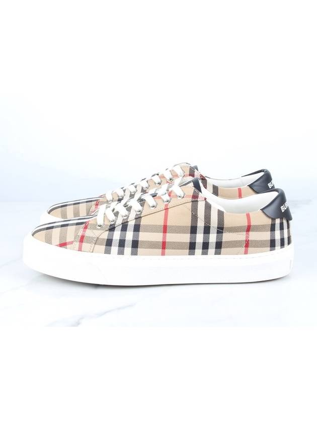 Vintage Check Sneakers 41 260 - BURBERRY - BALAAN 5