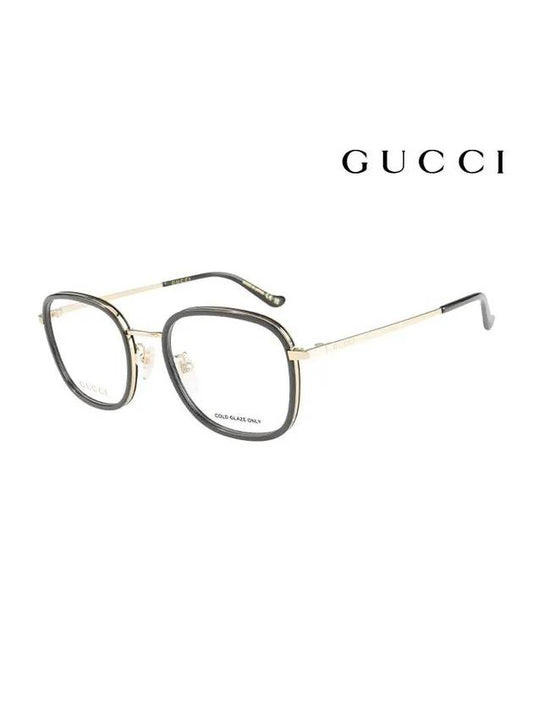 Glasses Frame GG0955OA 001 Square Acetate Men Women Glasses - GUCCI - BALAAN.