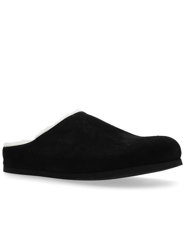 Common Projects Leather Slides Clog, Men's, Black - COMMON PROJECTS - BALAAN 4