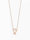 Loving Heart Pendant Necklace Rose Gold - TIFFANY & CO. - BALAAN 2